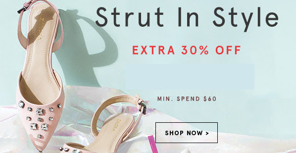 Zalora鞋子专场放大招~领码额外7折优惠~