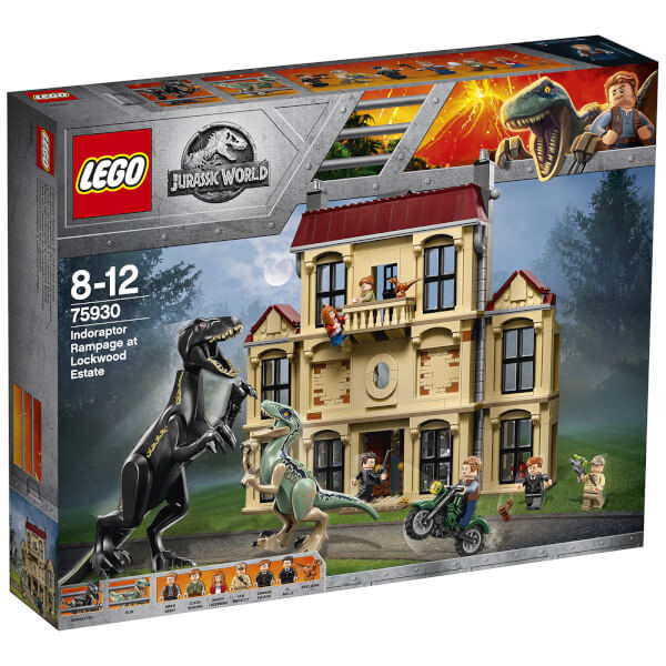 lego 侏罗纪世界2 75930 暴虐龙袭击洛克伍德庄园