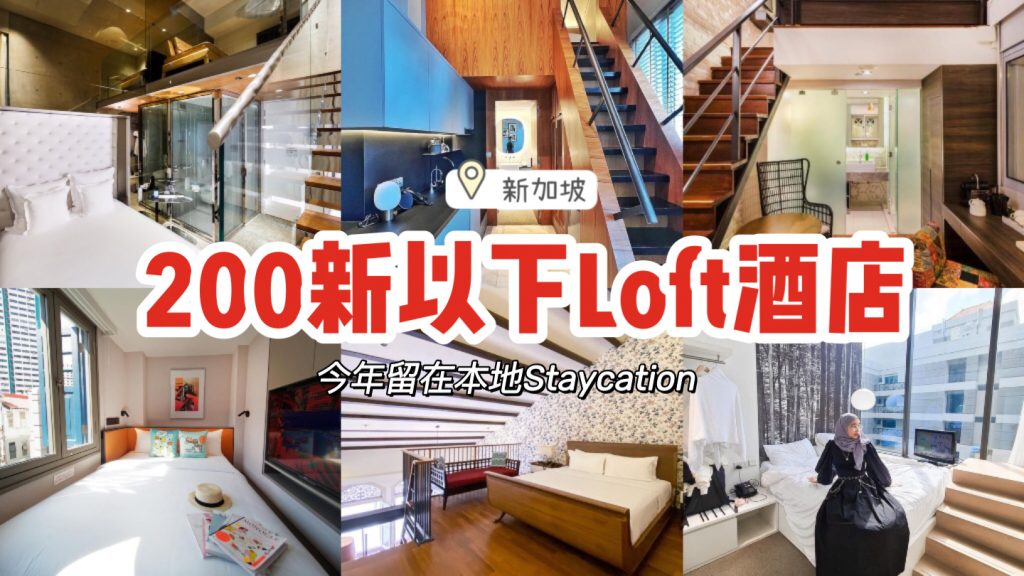 新加坡9家200新以下Loft酒店合集！高颜值、采光佳，今年留在国内Staycation吧⛱