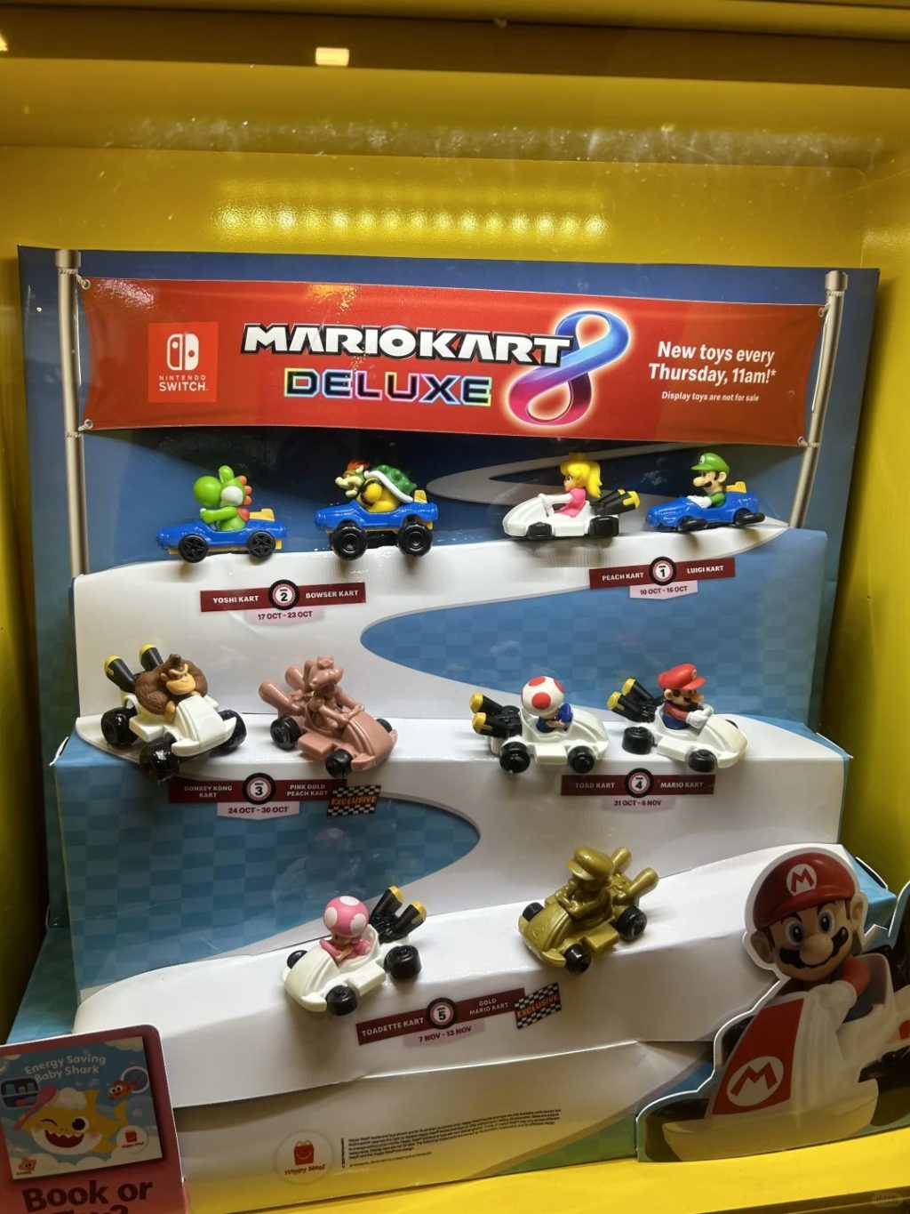 新加坡麦当劳Happy Meal免费送Mario玩具！10款马里奥小车车超级可爱，必须收藏~🏎️ - 🇸🇬新加坡省钱皇后-皇后情报局