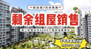 新加坡7️⃣月再推3,000个剩余组屋！ 让更多人有机会买到可负担的房子👍